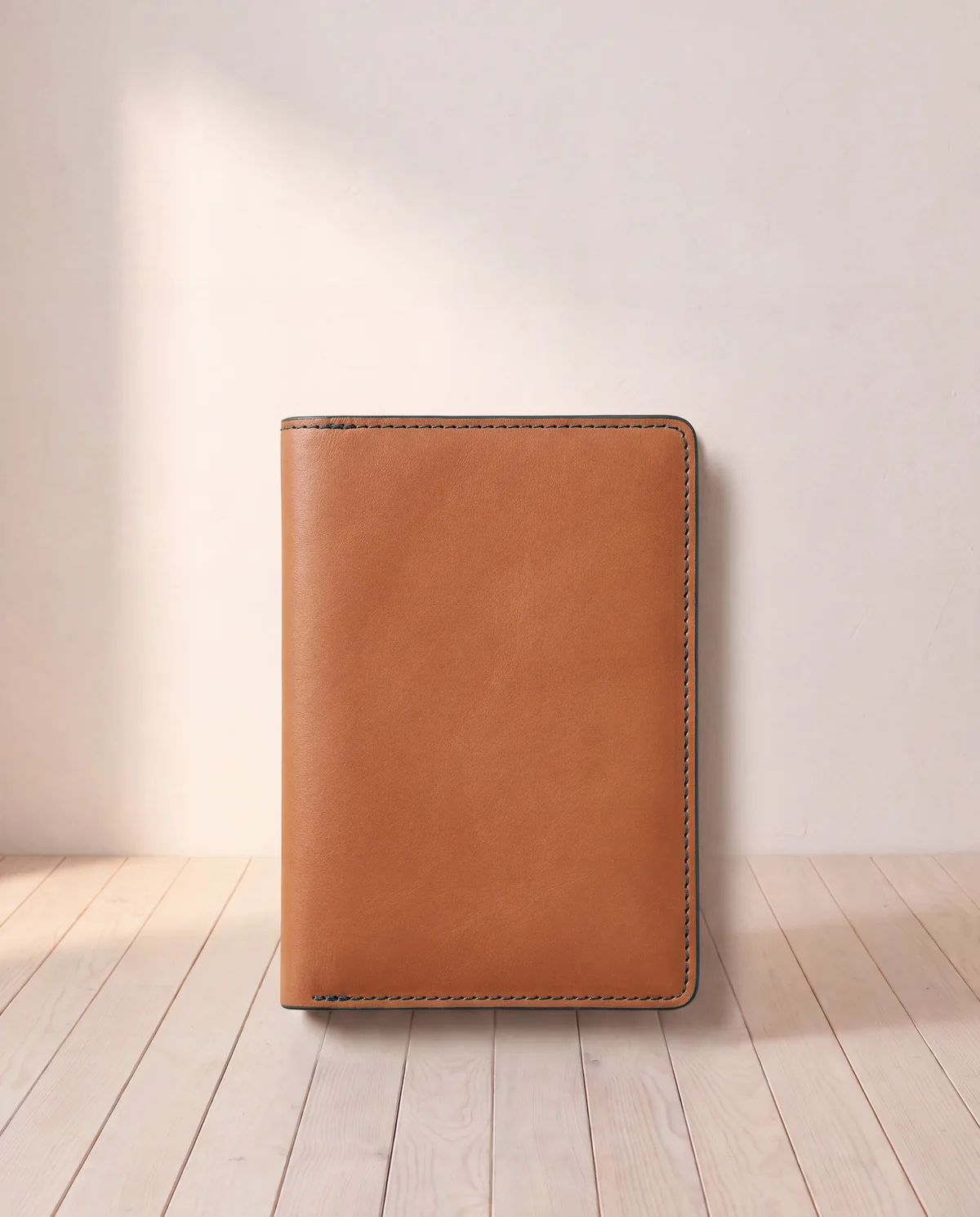 Leather Travel Wallet, Passport size